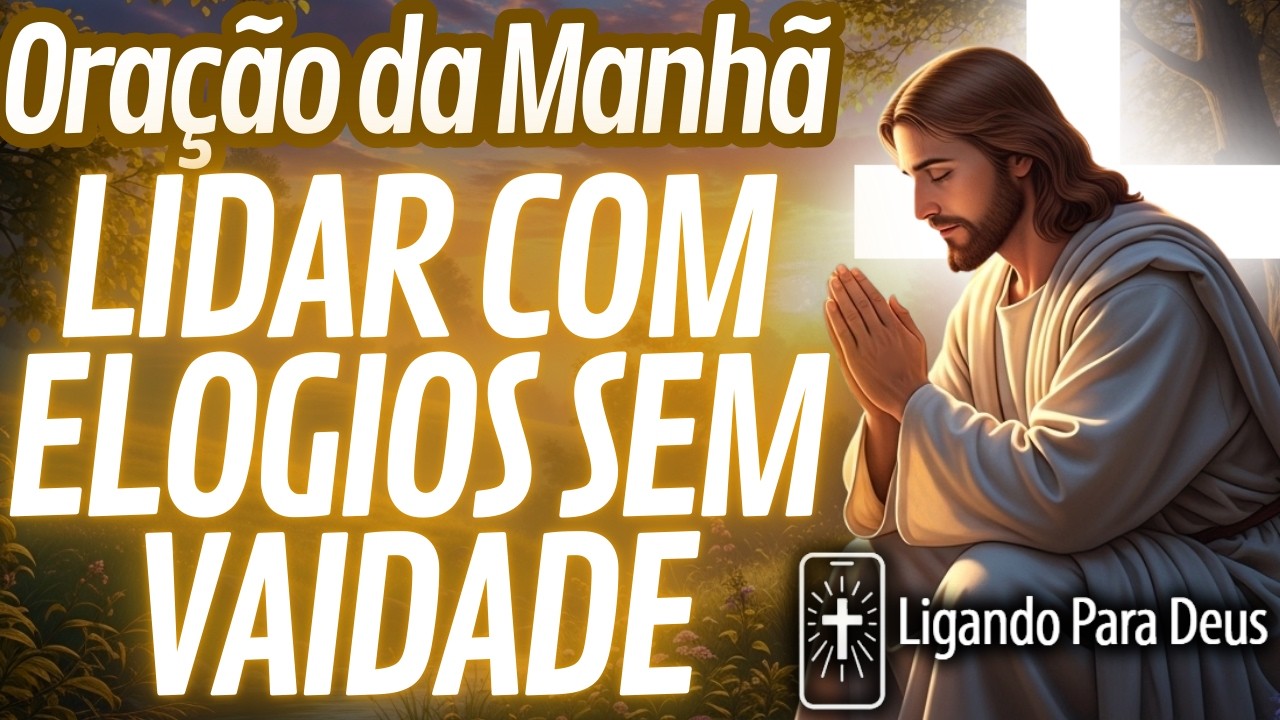 ORAÇÃO DA MANHÃ PARA RECEBER ELOGIOS SEM PERDER A HUMILDADE