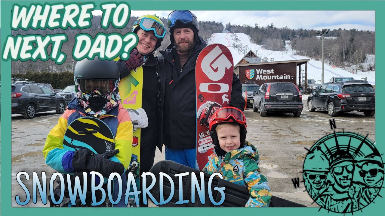 🧭 Snowboarding at West Mountain Ski area in Queensbury, New York