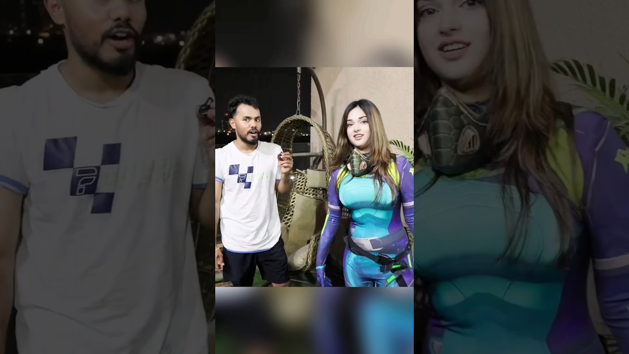 @GodL AmAR Reaction Mizo Cosplay 😱 #mizo #mizogaming #godlamar #cosplay #valorant #shorts