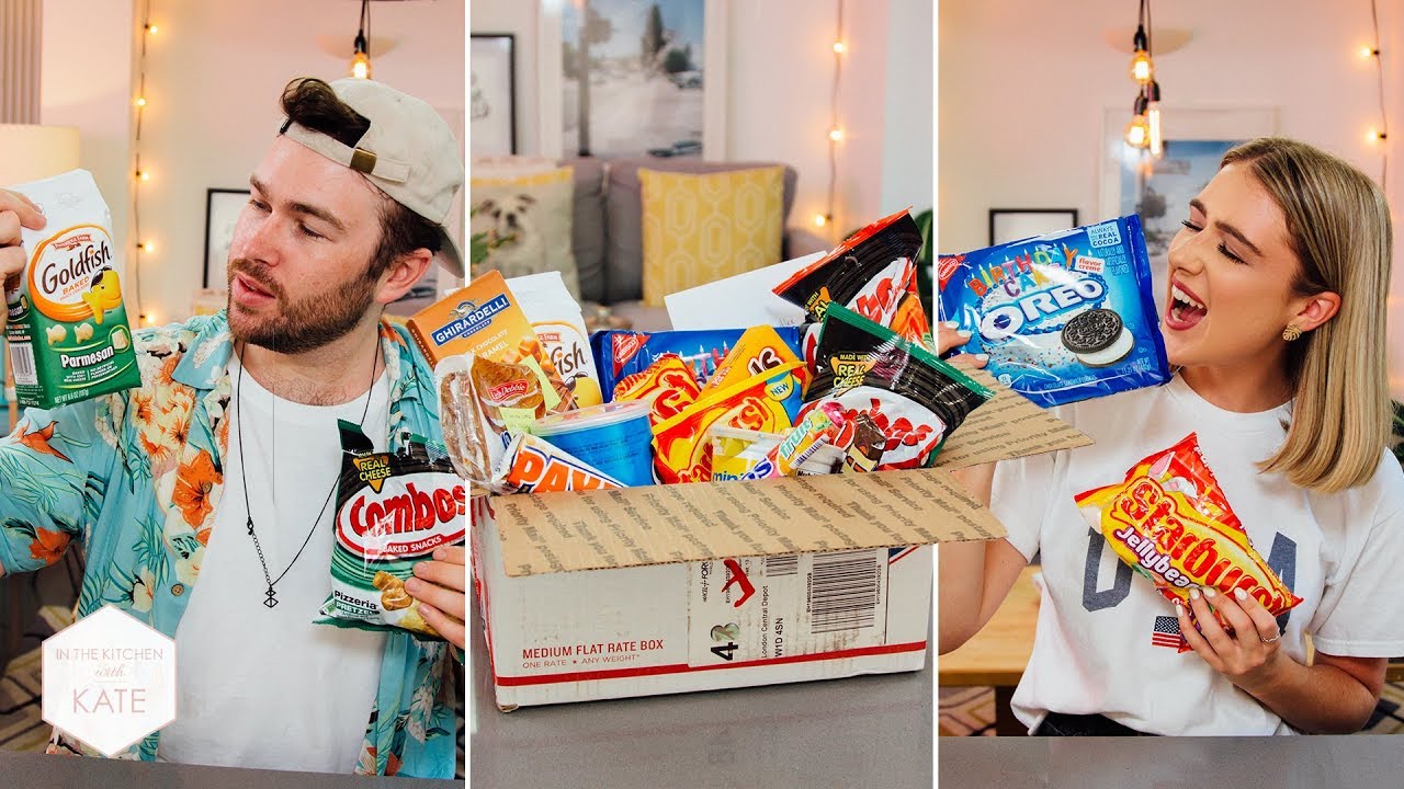 Could this be the best American candy box we've tried? Taste test! - In The Kitchen With Kate