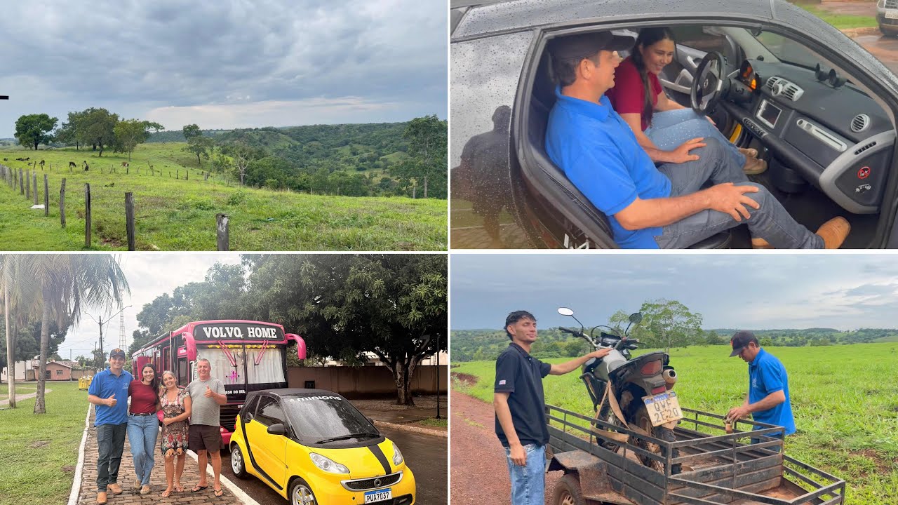 Da ROÇA pro MOTORHOME | SEGUIDORES NA NOSSA CIDADE 😮 FOMOS CONHECÊ-LOS | FIQUEI ENCANTADA 😍 