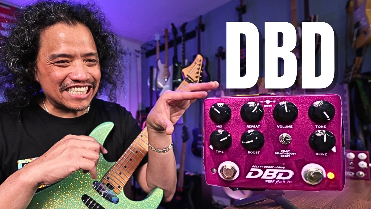BAGONG Signature pedal! DBD - Drive Boost Delay - PERF x JCraft Collab