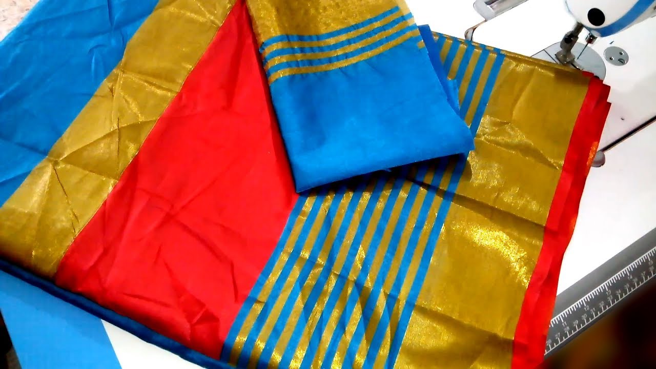 Fancy Cotton Saree Blouse Design Stitching class - Good looking Grand blouse designs