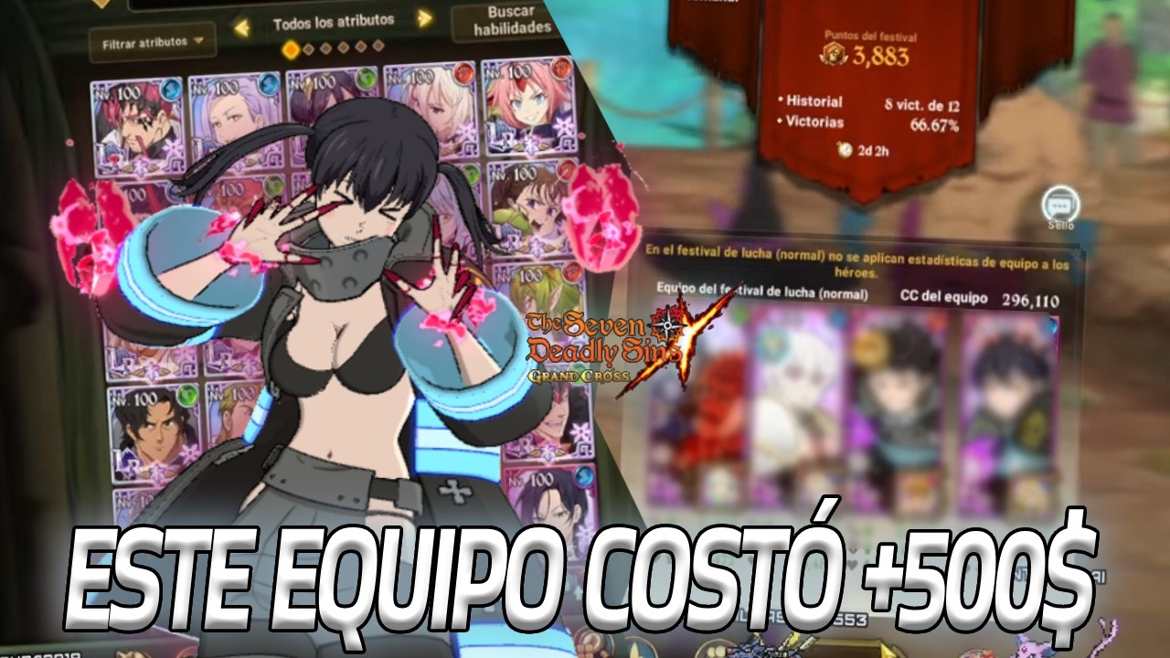 ¡ESTE JUGADOR SE GASTÓ MÁS DE 540 DÓLARES EN ESTE EQUIPO! | 7DS: GRAND CROSS