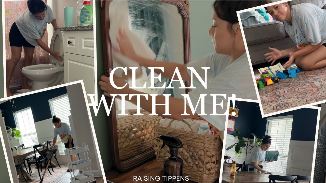 Clean with me! 🧽🧺🫧 