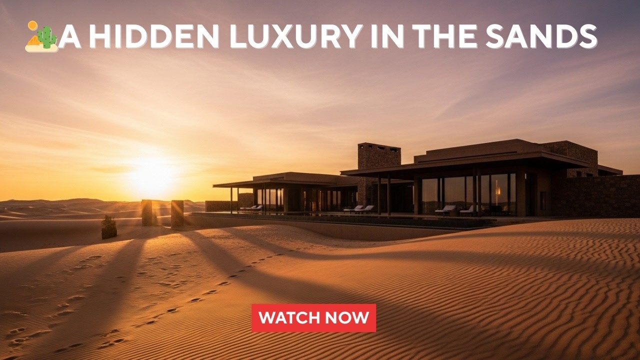 A Hidden Luxury in the Sands | Cinematic Desert Oasis Home Tour🏜️
