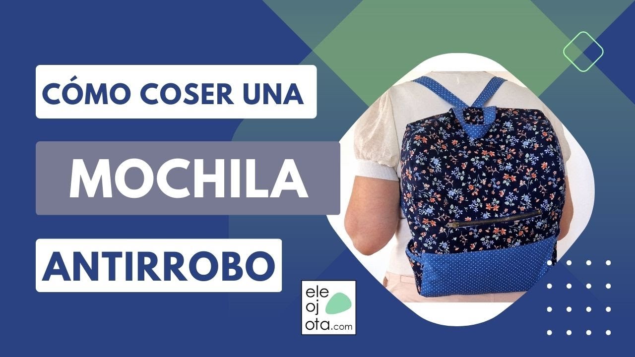 Cómo coser una mochila antirrobo