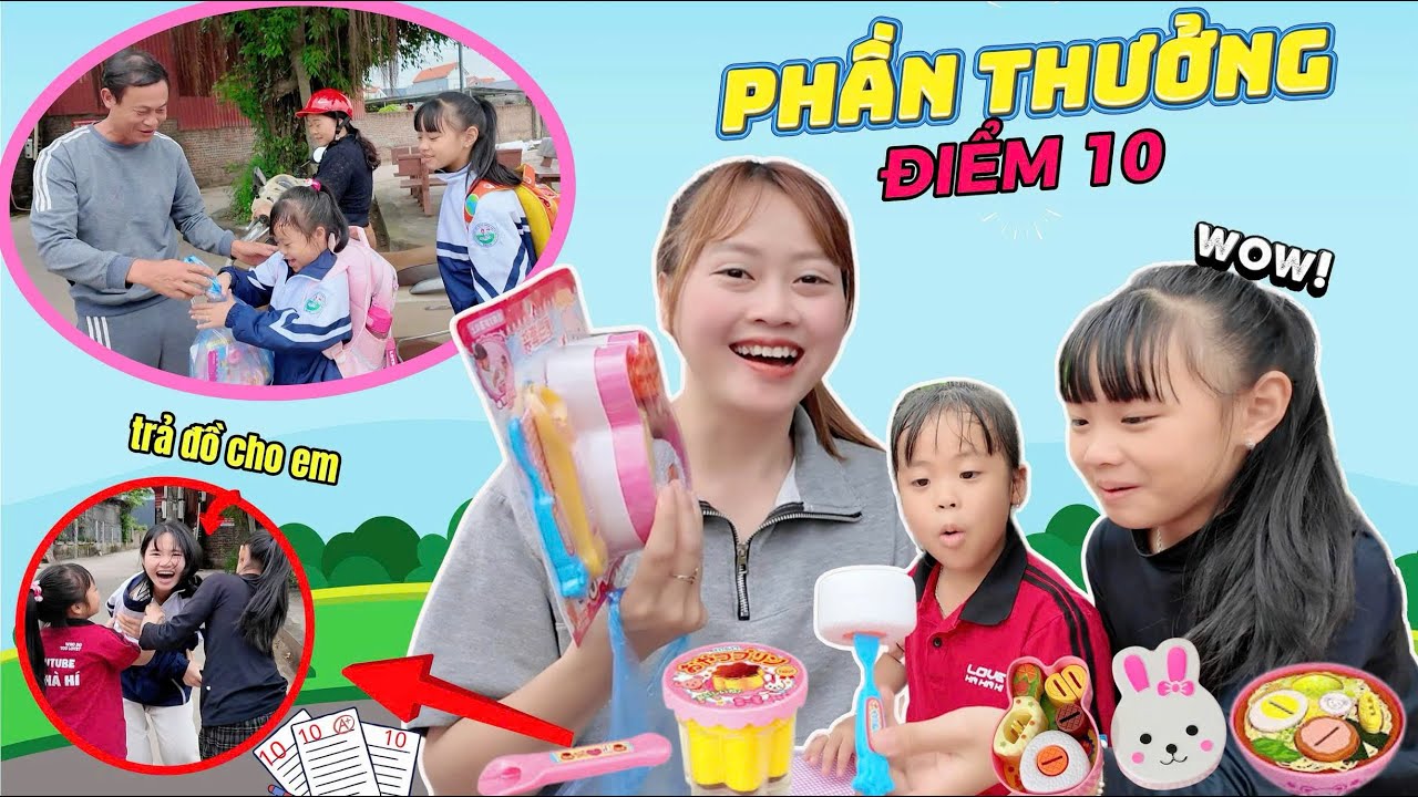 🎉 Món Quà Siêu Hót Ông Ngoại Thưởng Khi Mint Vy Đi Học Được 10 Điểm 10 Trong 1 Tuần💖