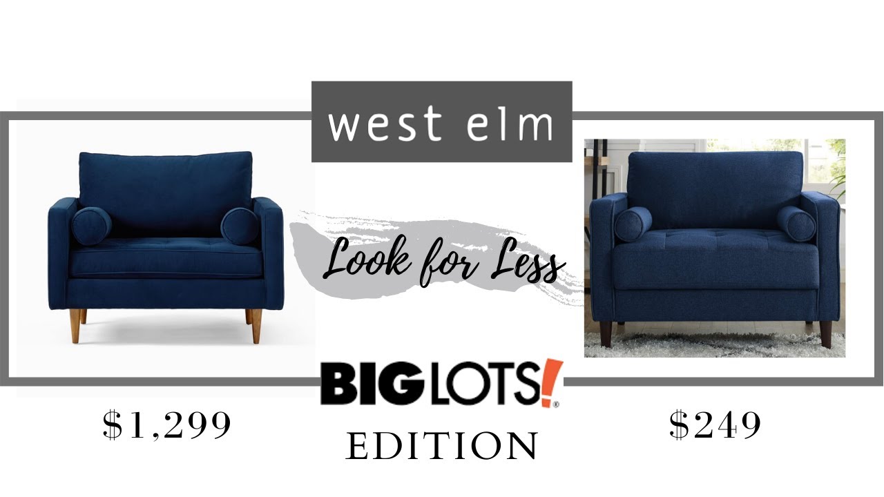 WEST ELM DESIGNER DUPES || Look for Less | Big Lots Edition |