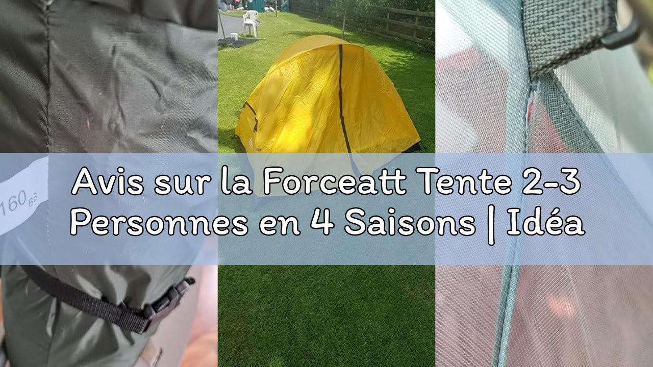 Avis sur la Forceatt Tente 2-3 Personnes en 4 Saisons | Idéal pour Le Camping, La Randonnée | Portes