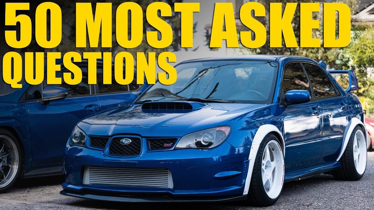 50 самых часто задаваемых вопросов о Subaru WRX/STI