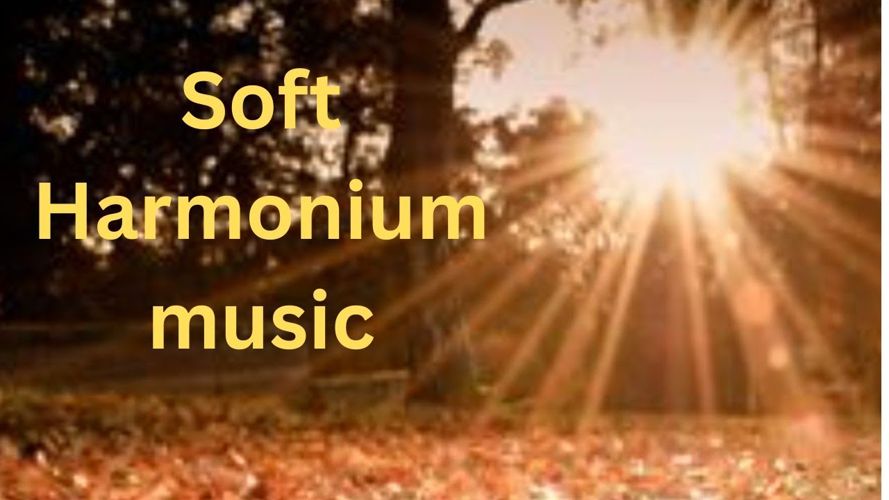 Soft Harmonium music/with waterfall sound/calm  your mind/peaceful music