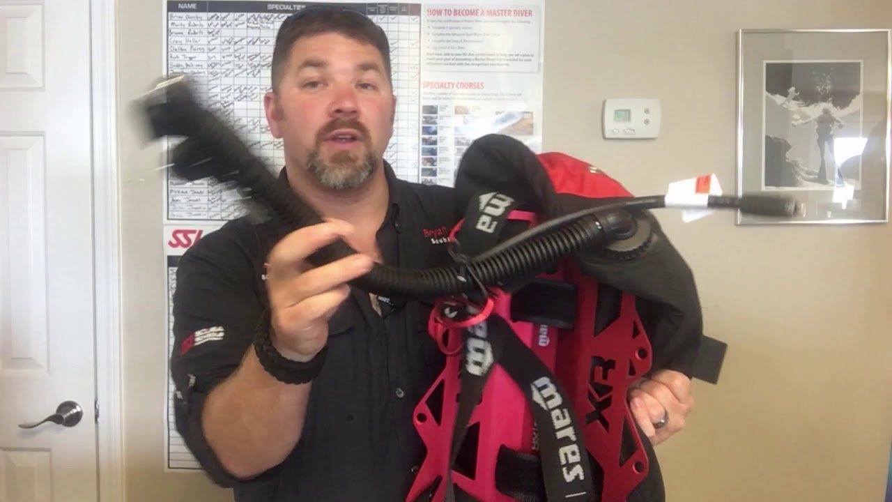 Mares XR Red Devil Back Plate And Wing System