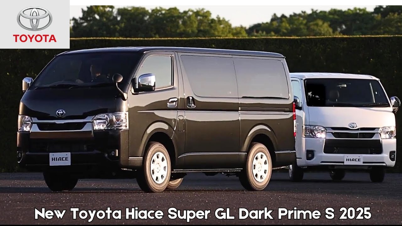 Hiace 200 Series 20th Anniversary | Indispensable | Toyota Hiace Super GL Dark Prime S 2025
