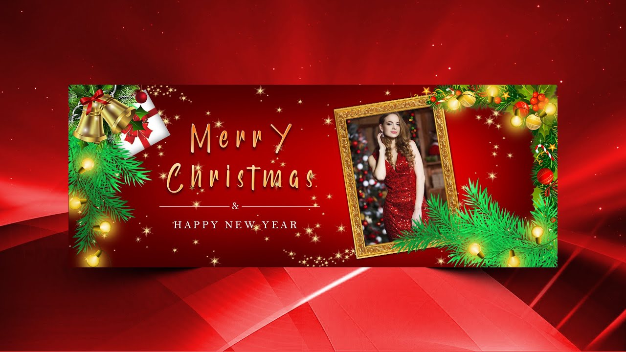 Professional Christmas Banner Design | Photoshop Tutorial
