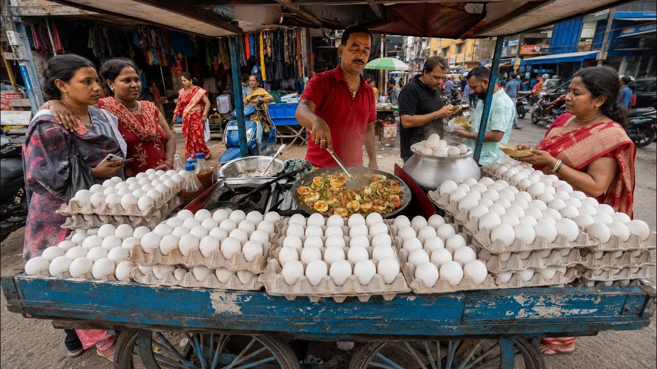 Hundreds of Eggs, One Tiny Cart! India&rsquo;s Ultimate Protein Street Food