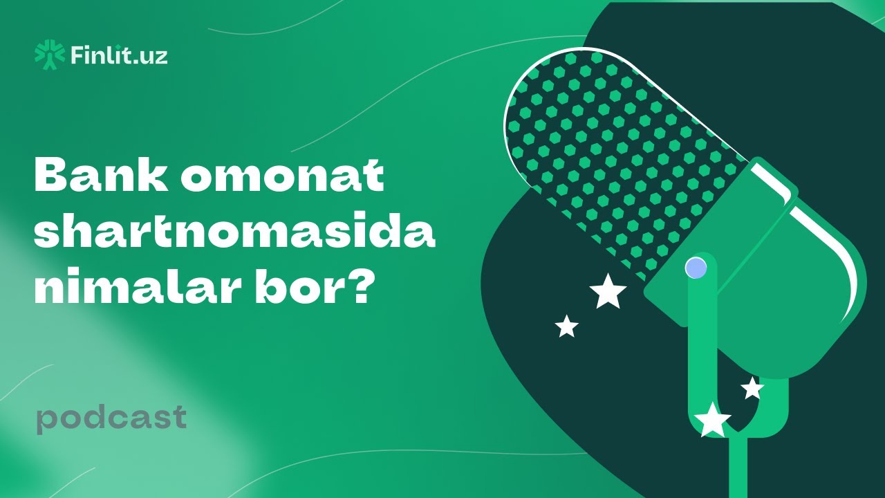 Bank omonat shartnomasida nimalar bor?