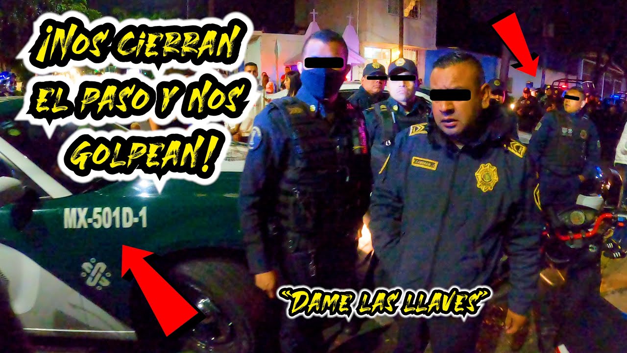 Policías nos encierran y golpean a personas en la colonia Anáhuac