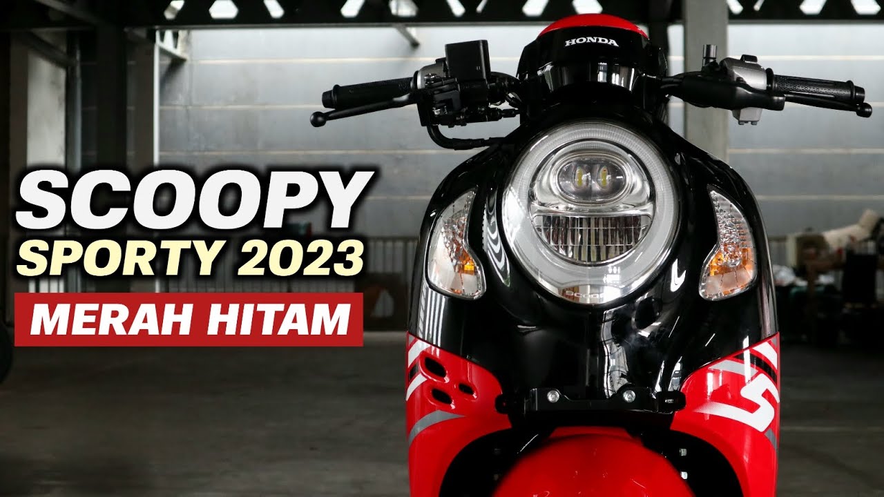 SCOOPY 2023 SPORTY RED🔥