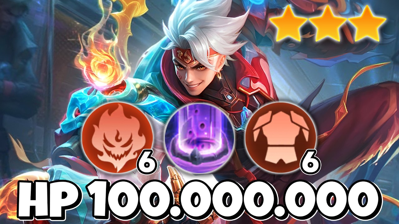 100 JUTA HP!! TEBAL PARAH XBORG 6 DAUNTLESS 6 EMBERLORD!! MAGIC CHESS GO GO