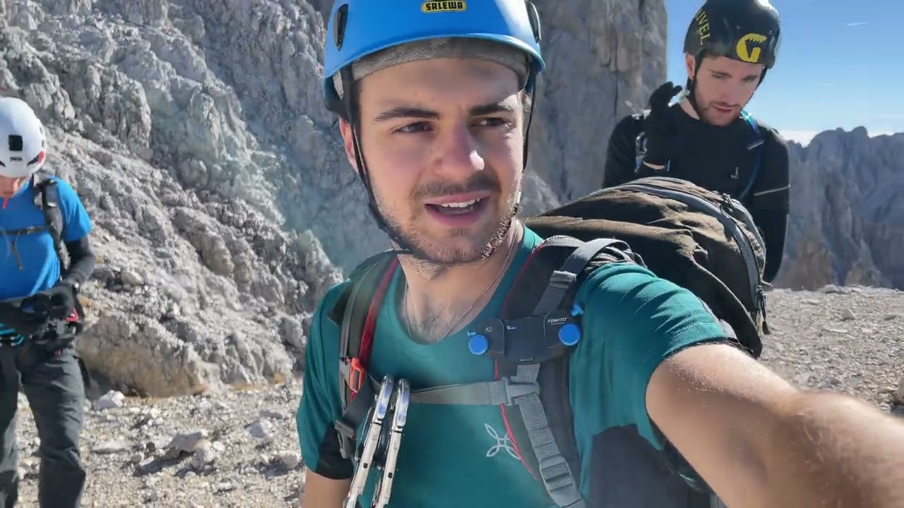 Sentiero attrezzato del Passo Santner - anello del Catinaccio