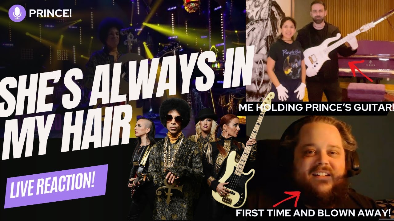 Most Underrated Prince Song? Prince Live Reaction - She's Always In My Hair!