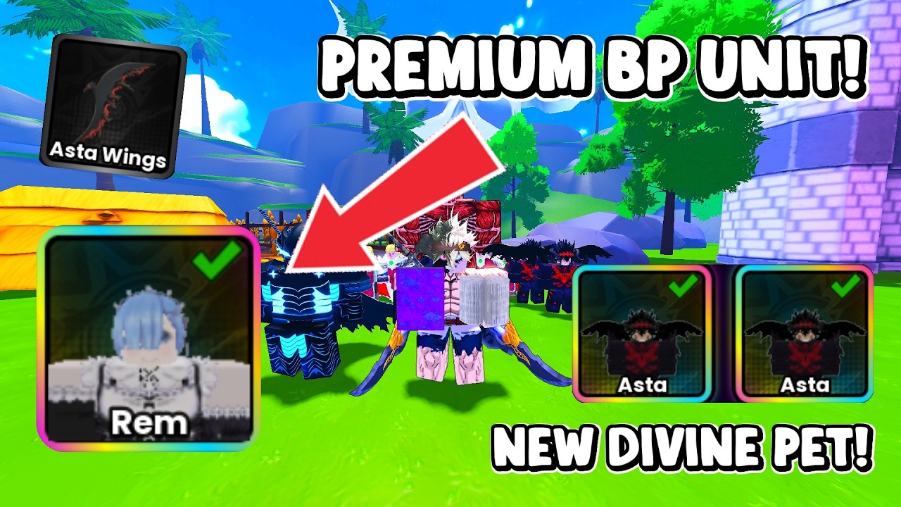 Update 3! I Bought the Premium Battle Pass & Got the NEW Divine Pet! | Anime Astral Simulator