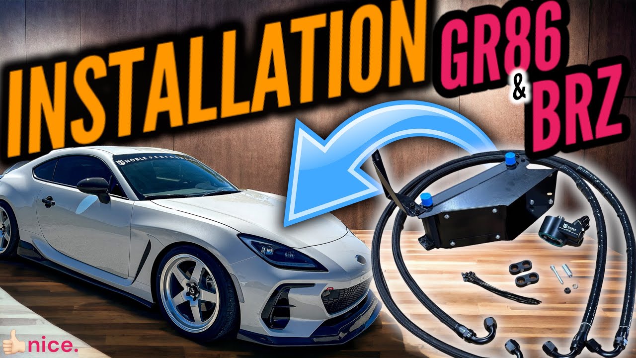 INSTALLATION | NOBLE THERMOSTATIC OIL COOLER KIT | TOYOTA GR86 | SUBARU BRZ | 2022 | 2023 | 2024