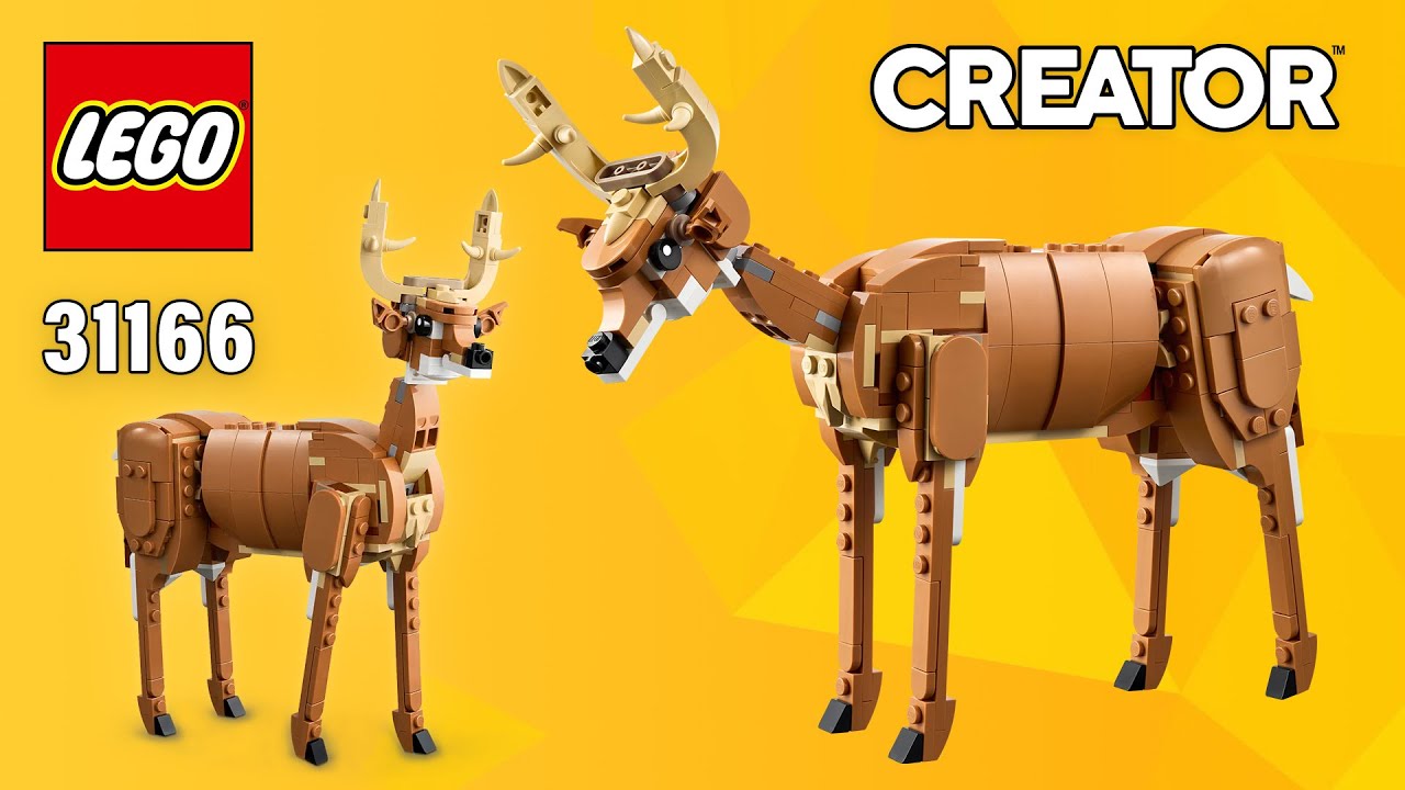 LEGO Creator Deer (31166) from Beautiful Horse | Step-by-Step Building Instructions | TBB