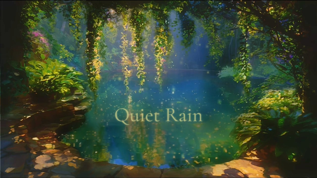 Rainfall Over a Quiet Lagoon 🌧️ Meditative Ambient & Gentle Rain