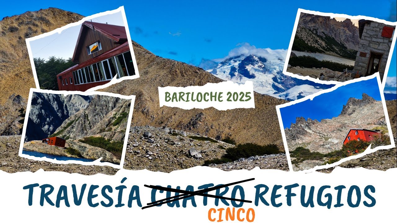 ¡Hicimos la Travesía 4 Refugios en Bariloche sin experiencia! (y sí… fue una locura 😱🥾)