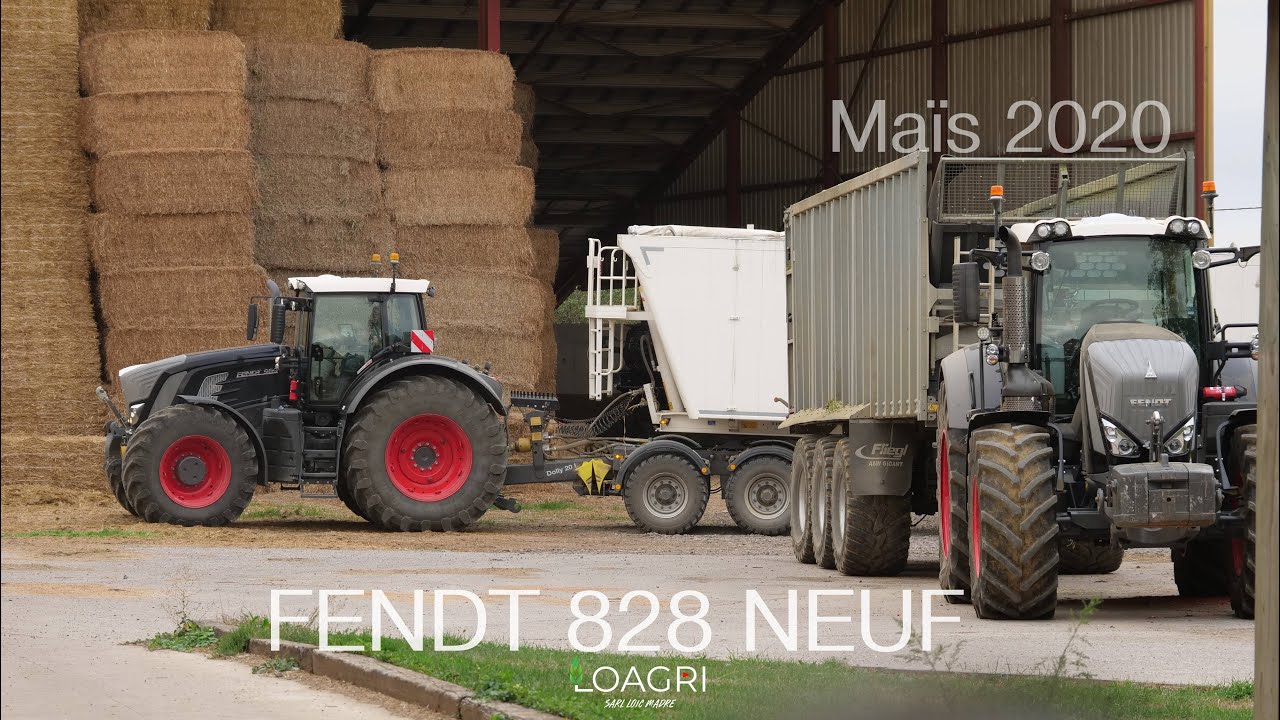 💪 Fendt 828 NEUF : 1 JOURNÉE avec moi aux MAÏS 2020 ! 🌽