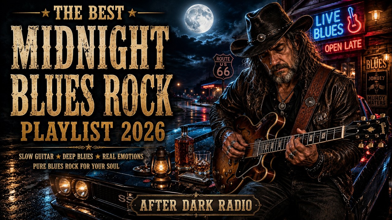 🌙 The Best Midnight Blues Rock Playlist 2026 | After Dark Radio ✨