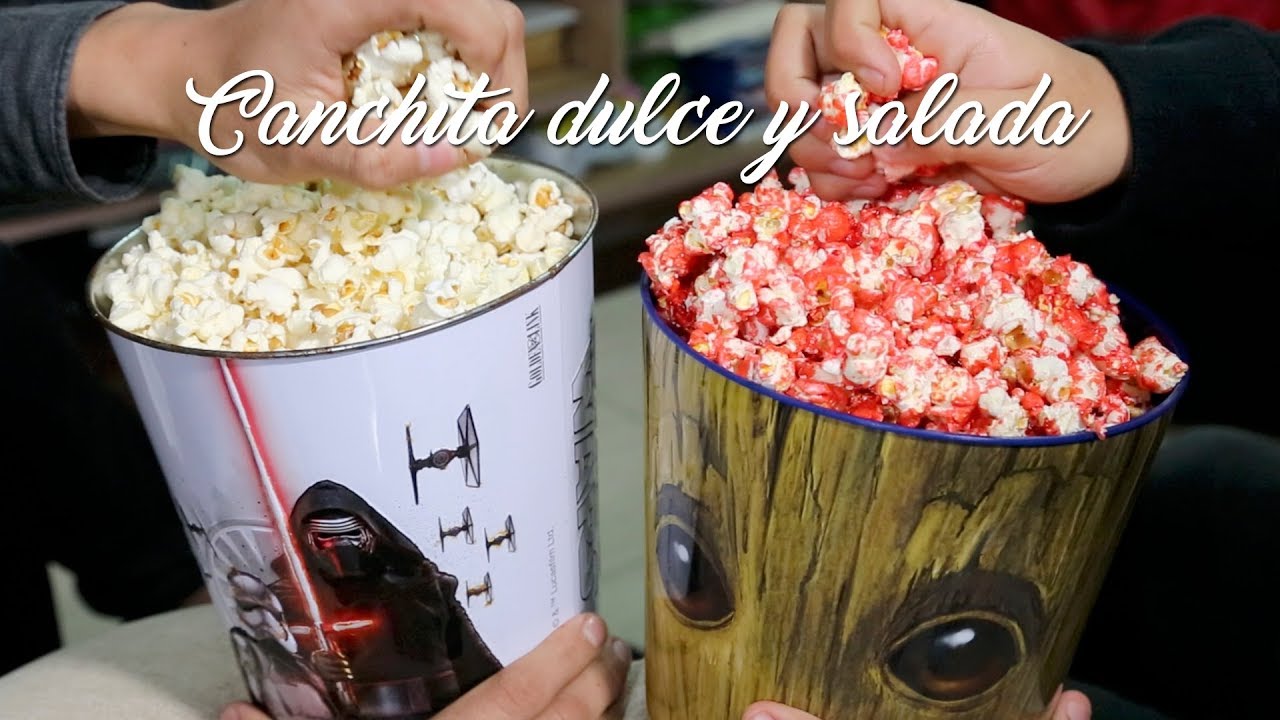 Como Preparar Canchita Dulce y Salada