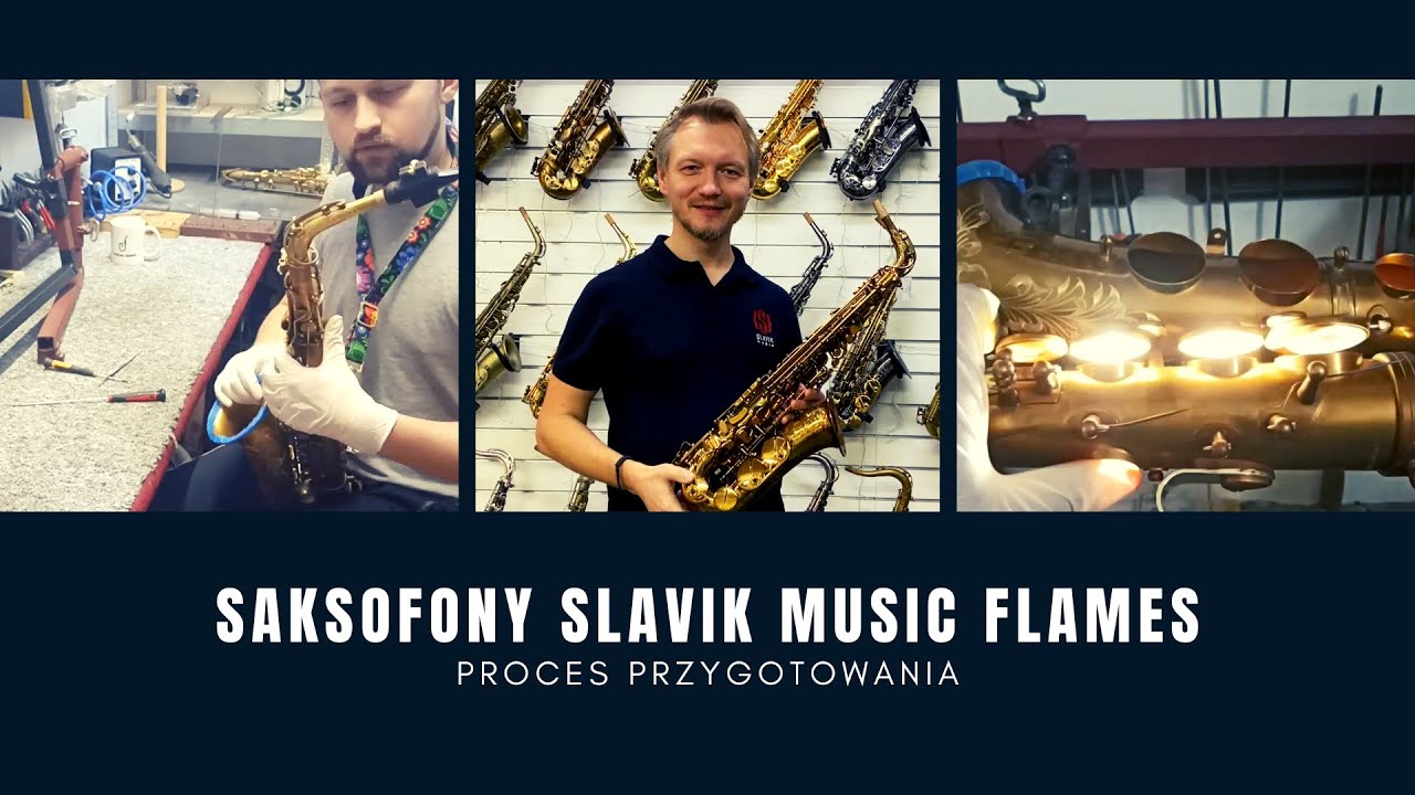 Slavik Music & Palwak Serwis - proces przygotowania saksofonów FLAMES  (EN subtitles)