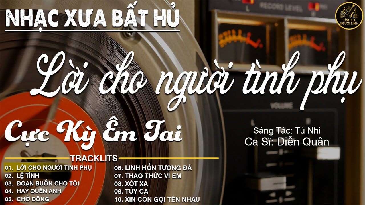 LỜI CHO NGƯỜI TÌNH PHỤ ➤ LK Nhạc BOLERO Trữ Tình MỚI NHẤT 2026 - Nhạc Xưa DIỄN QUÂN Nghe Cực Êm TAI