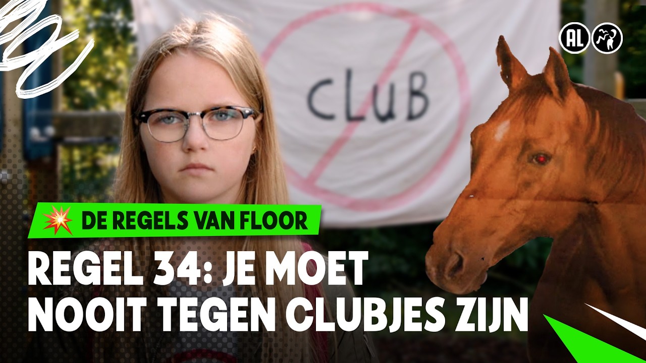 FLOOR WIL BIJ DE PAARDENCLUB | De regels van Floor | seizoen 3 #2 | NPO Zapp