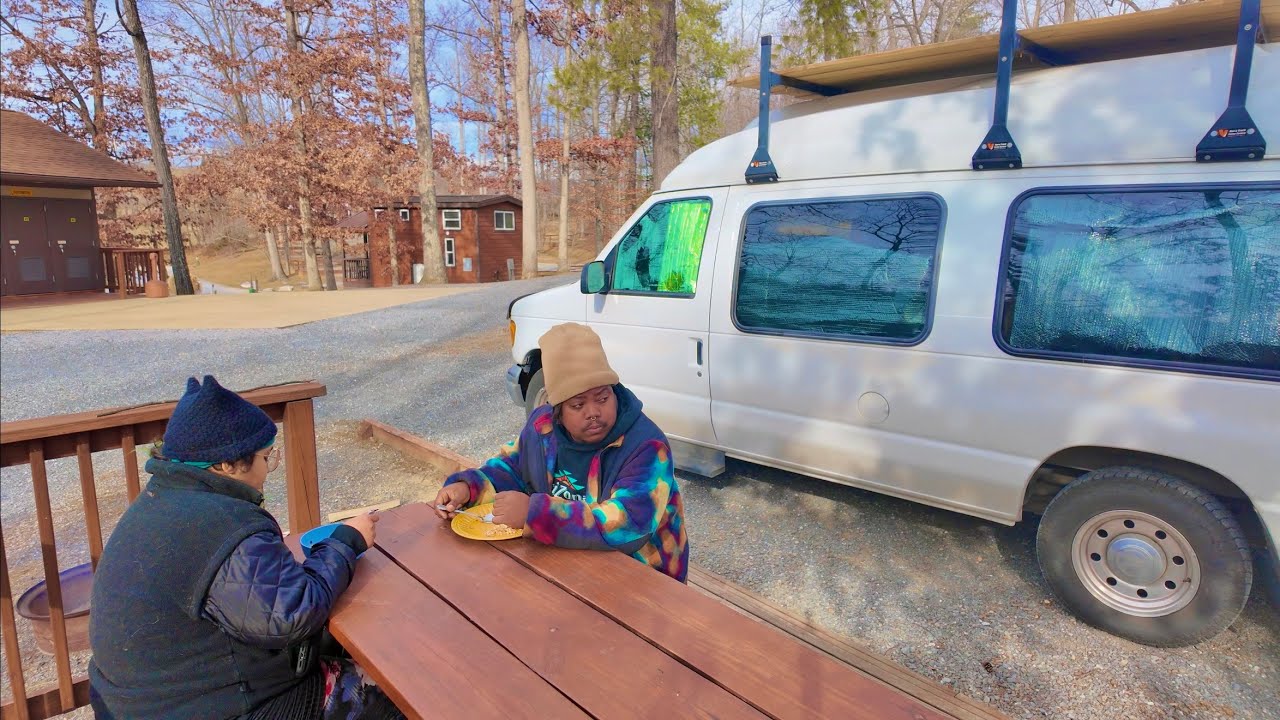 My Van Broke Down In Freezing weather While Camping