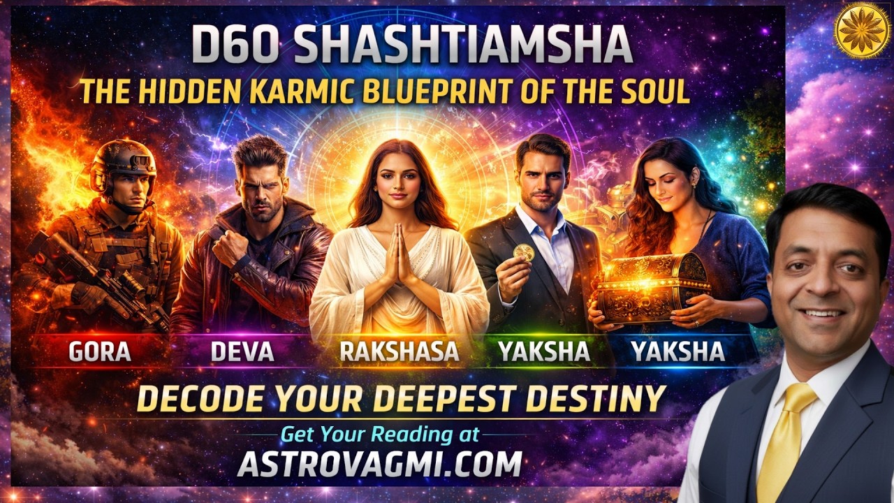 D60 Shashtiamsha: The Hidden Karmic Blueprint of the Soul