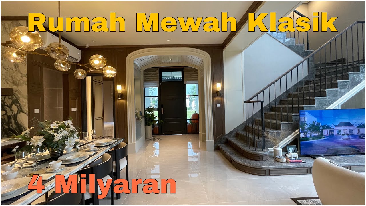 Rumah Mewah Modern Klasik, Louise Summarecon Serpong Tipe 10