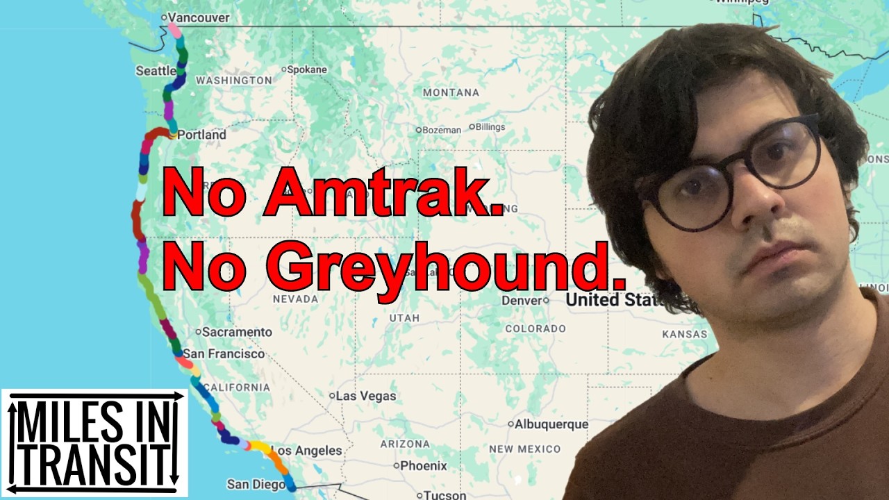 We Traveled From Mexico to Canada by LOCAL TRANSIT ONLY!