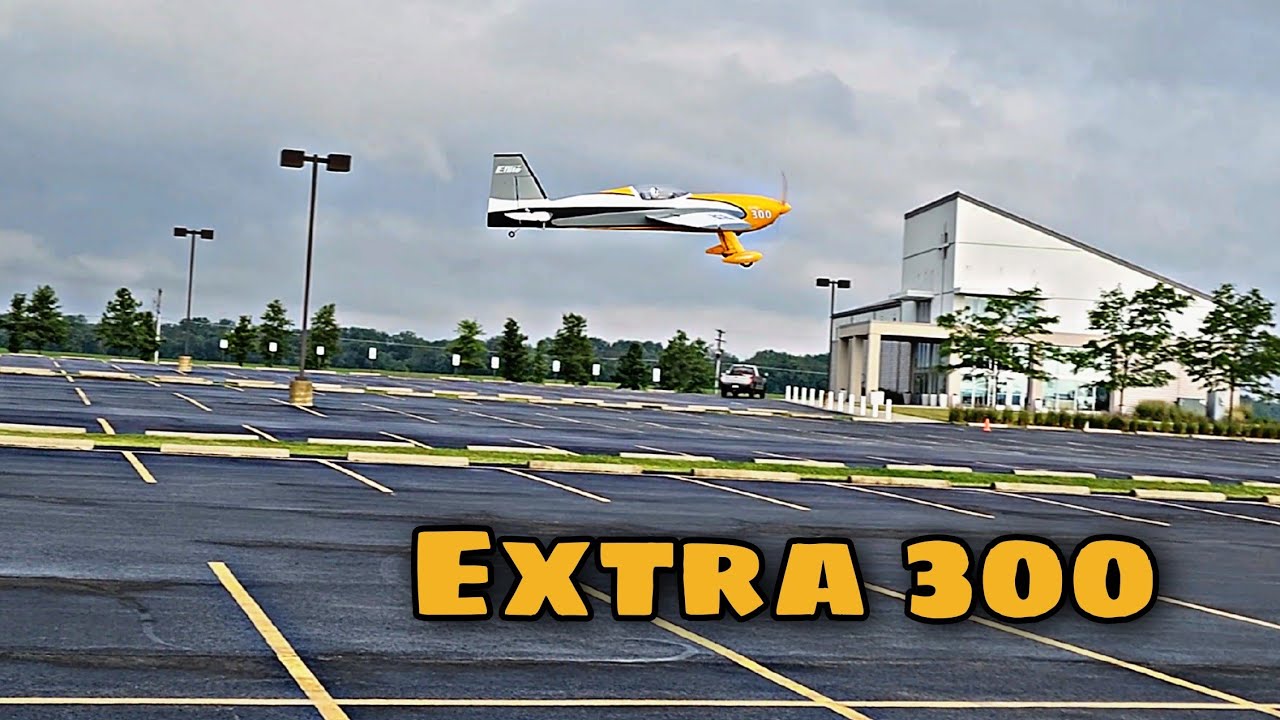Flying The E-flite Extra 300 Before Work!