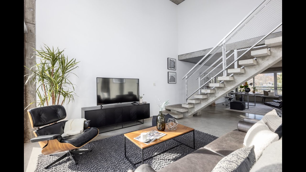 Arthur Erickson Vancouver Concrete Loft - Waterfall Building - Suite 601 - 1540 w 2nd Avenue