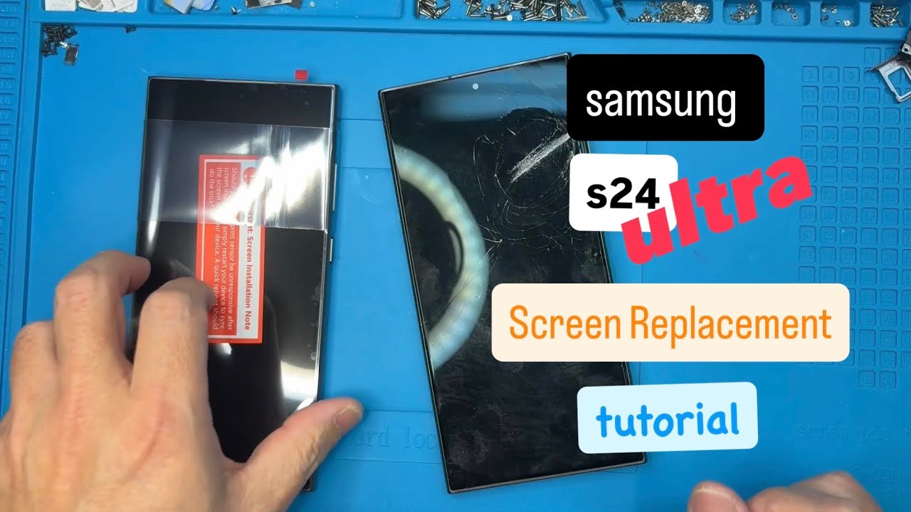 samsung s24 ultra screen replace tutorial