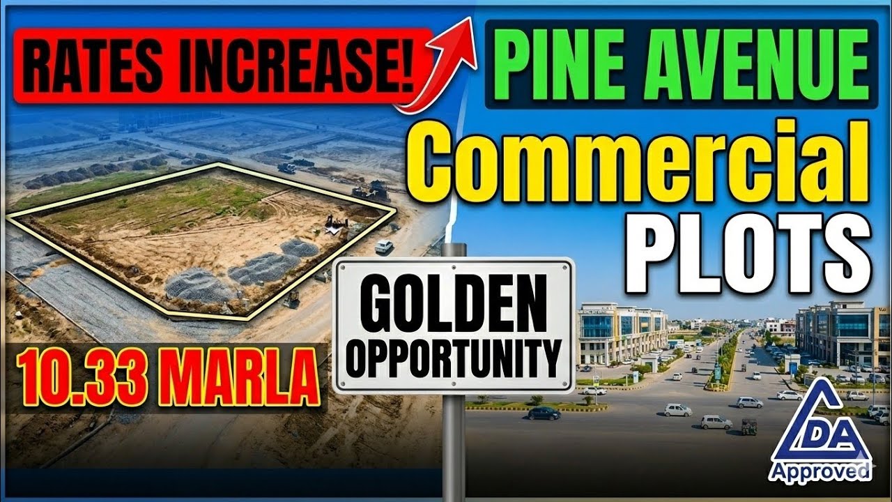 LAST CHANCE: 10.33 Marla Commercial Plots in Pine Avenue | Prices Going Up!