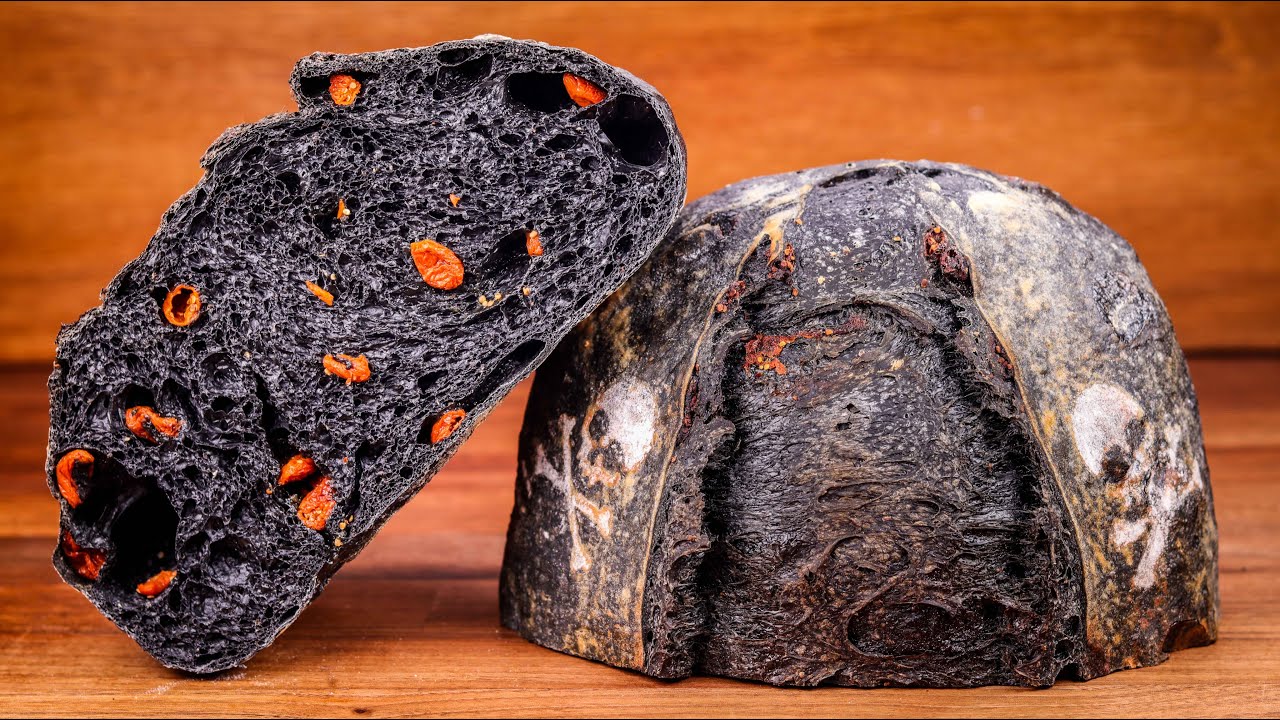 How to Make a Black Charcoal Sourdough Loaf | Charcoal Bread Recipe