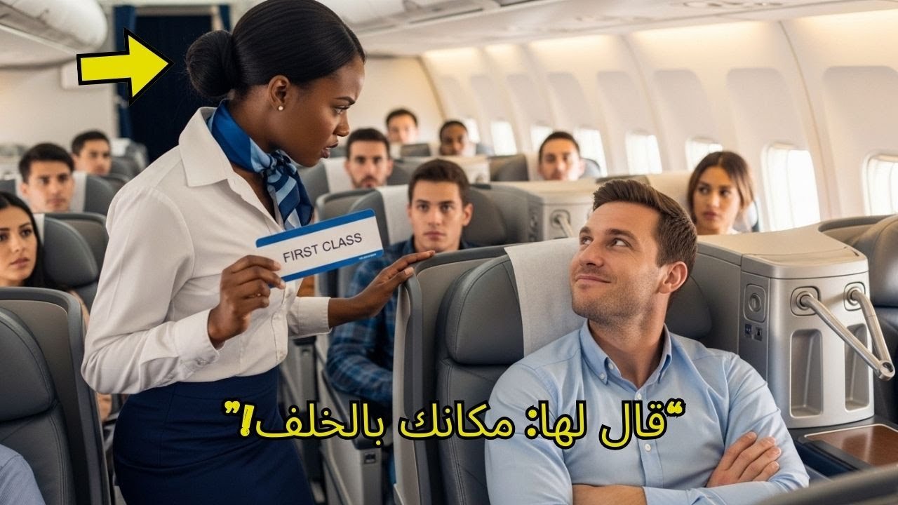 “أهان CEO سوداء أمام الركاب… لكن العدالة جاءت قبل الإقلاع!”