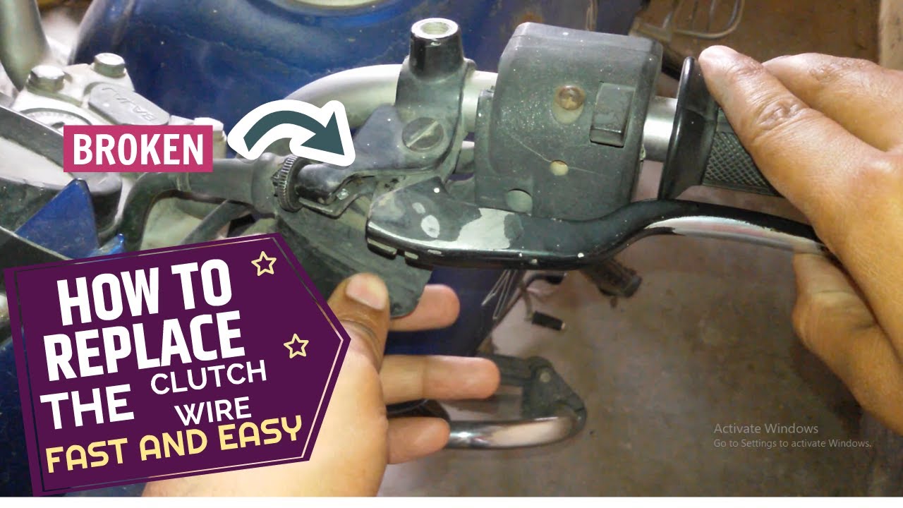 How to change clutch cable of motorcycle | clutch wire replacement (pulsar 150)