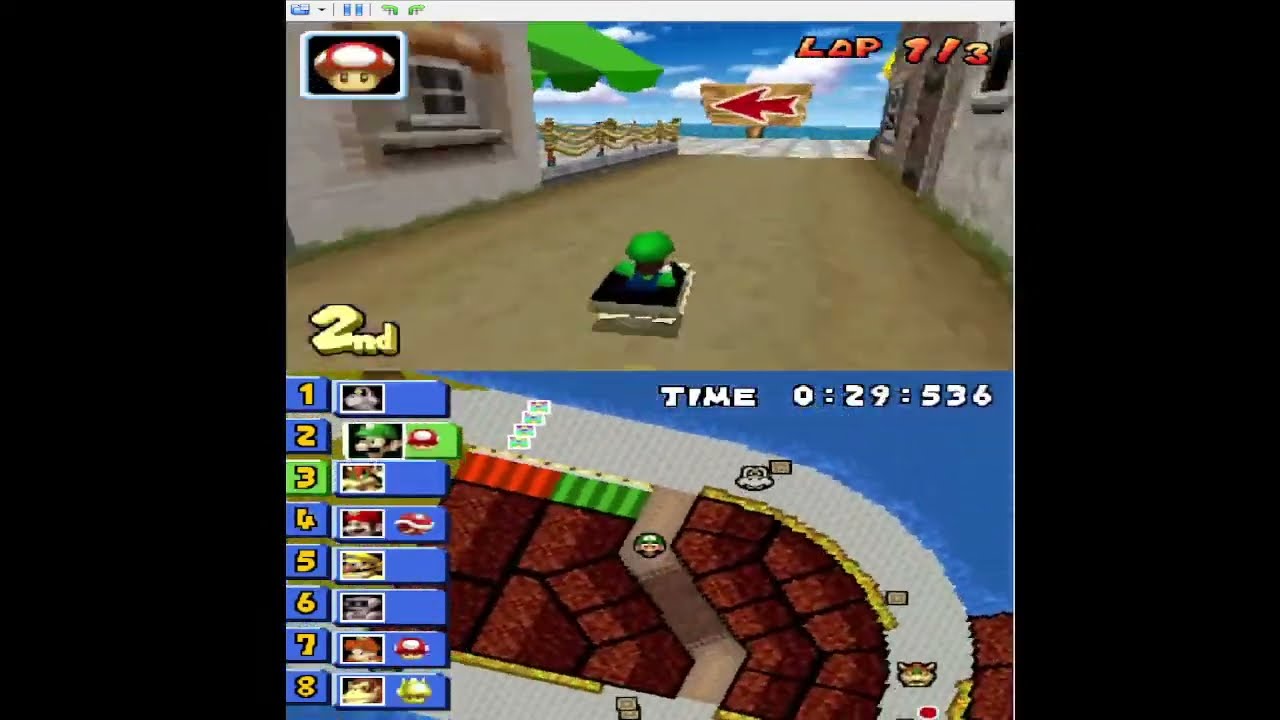 MARIO KART DS (NDS) ALL CUP TOUR MIRROR CPU HARD 1-15-23