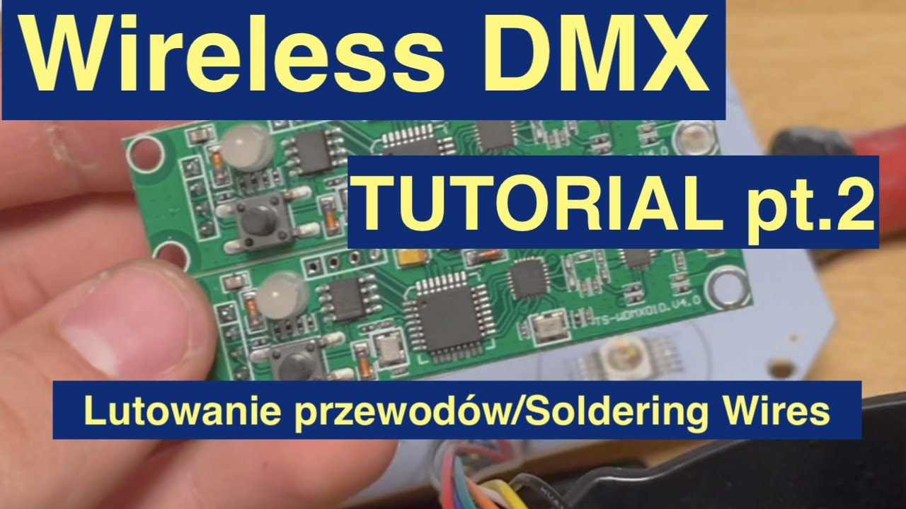 #wireless #dmx from #aliexpress   Lutowanie Bezprzewodowy DMX #tutorial   #lutuj z wodzirejem